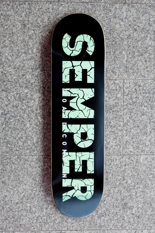 Semper Skateboards Crack green size 8.125