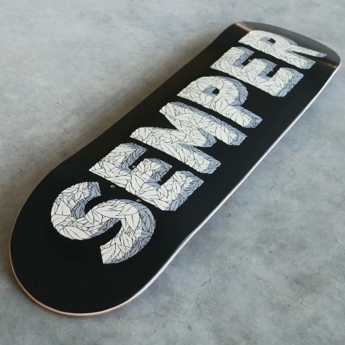 Deck Semper Skateboards Leaf grey size 8.25